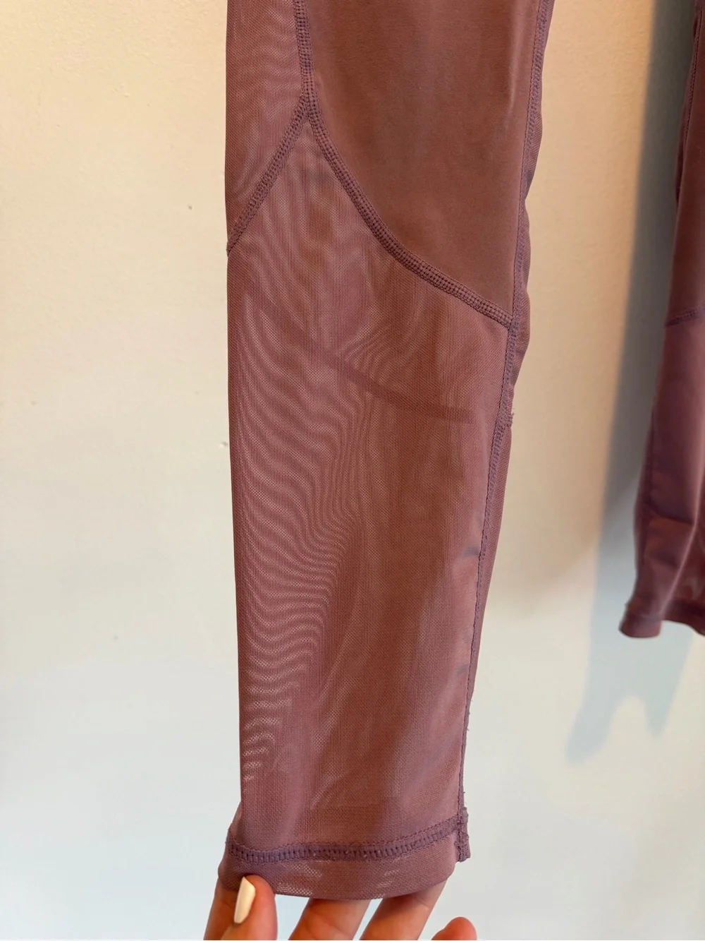 Buff Bunny High-Waist Athletic Leggings in Mauve